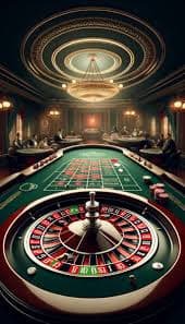 Live dealer blackjack table with real dealer and side cameras