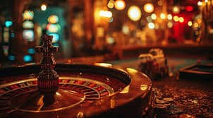 Mobile phone showing wdkak roulette table with spinning wheel on screen